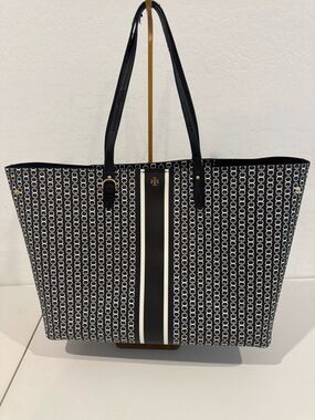 Tory Burch Black and White Tote